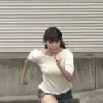 【GIF有】石川夏海ちゃんがおっぱいをプルンプルン乳揺れサせて頑張った全力坂ｗｗｗ