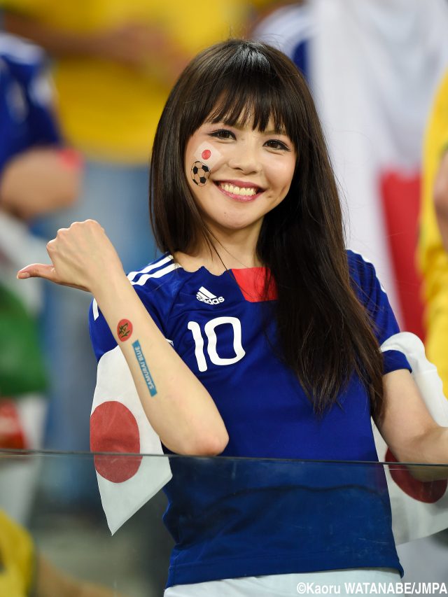 ワールドカップの美人サポーター