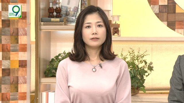 桑子真帆さんさんのおっぱいが大きいニュースウォッチ9の画像-217