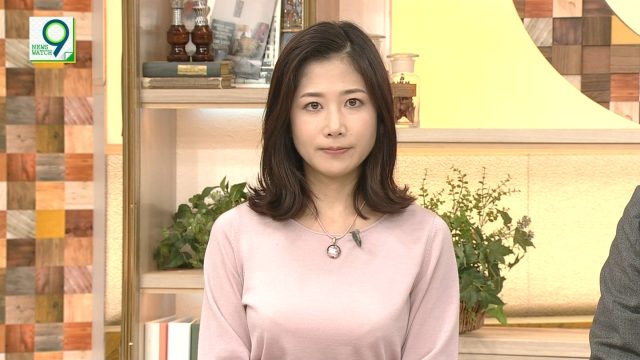 桑子真帆さんさんのおっぱいが大きいニュースウォッチ9の画像-219