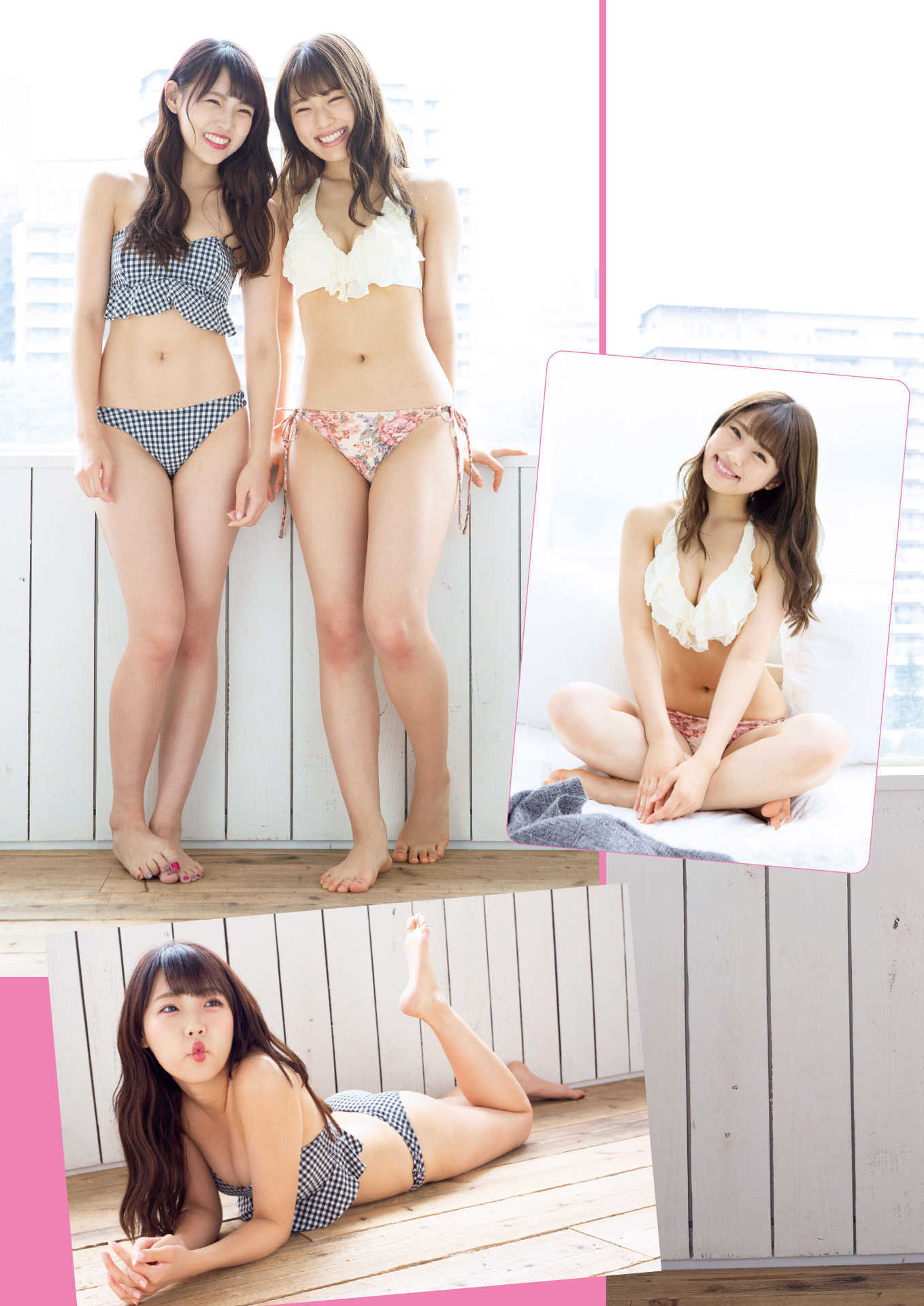 NMB48渋谷凪咲さんの水着姿がセクシーなグラビア画像-126