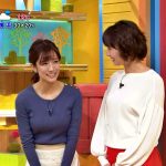 【画像】TBSの田村真子さん、早朝の情報番組「はやドキ」でエチエチドキドキニットおっぱい?