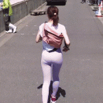 【画像・GIF】安田美沙子さん、湘南シーサイドラインをエチエチお尻満開でジョギング?