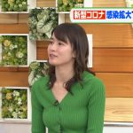 【画像】TBS「ひるおび！」の女性アナウンサー・宇内梨沙さん、おっぱいがなんかナマナマＣ😍😍😍😍😍